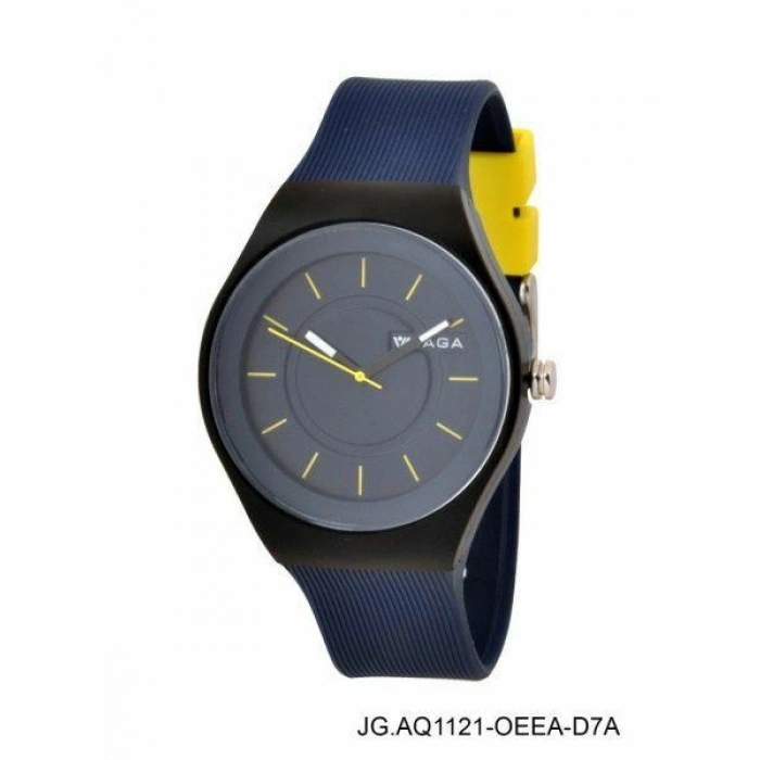 Jaga AQ1121 Lacivert Orijinal Silikon Saat Kordonu
