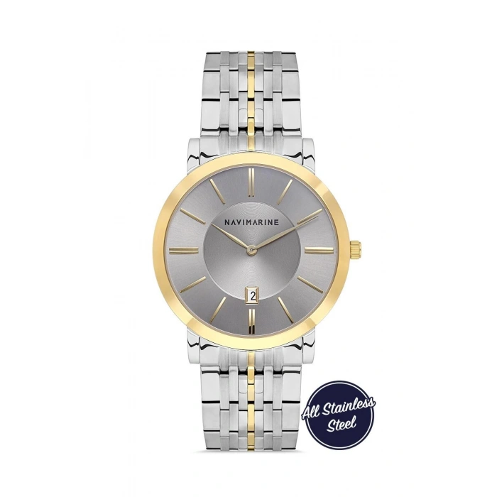 Navimarine NM001101-05 Slim Çelik Erkek Kol Saati