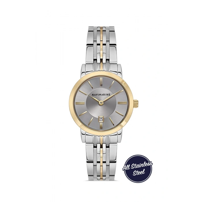 Navimarine NM001202-05 Slim Çelik Kadın Kol Saati