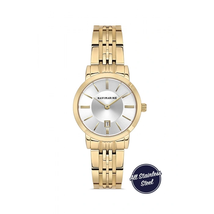Navimarine NM001202-06 Slim Çelik Kadın Kol Saati