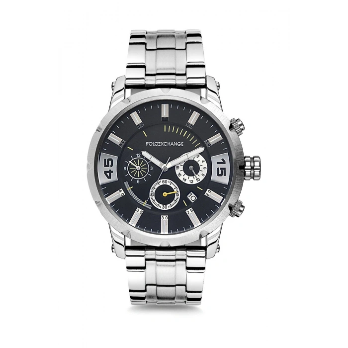 Polo Exchange PX0040-01 Çelik Erkek Kol Saati