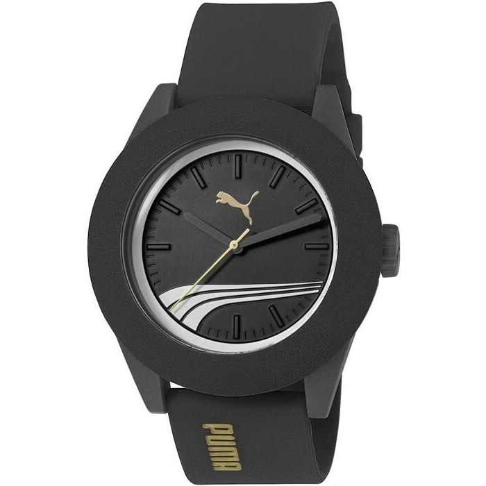Puma PU103971002 Siyah Renk Orijinal Silikon Saat Kordonu Kayışı