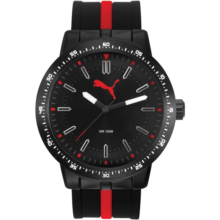 Puma PU104131001 Siyah Orijinal Silikon Saat Kordonu Kayışı