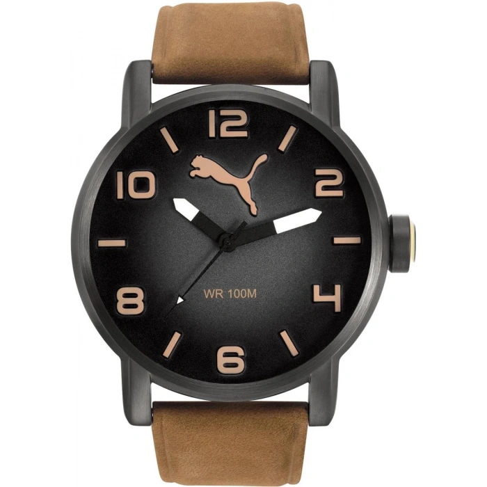 Puma PU104141004 Kahverengi Orijinal Deri Saat Kordonu