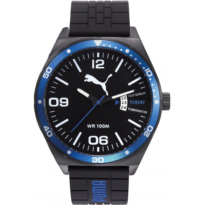 Puma PU104151005 Siyah Orijinal Silikon Saat Kordonu Kayışı