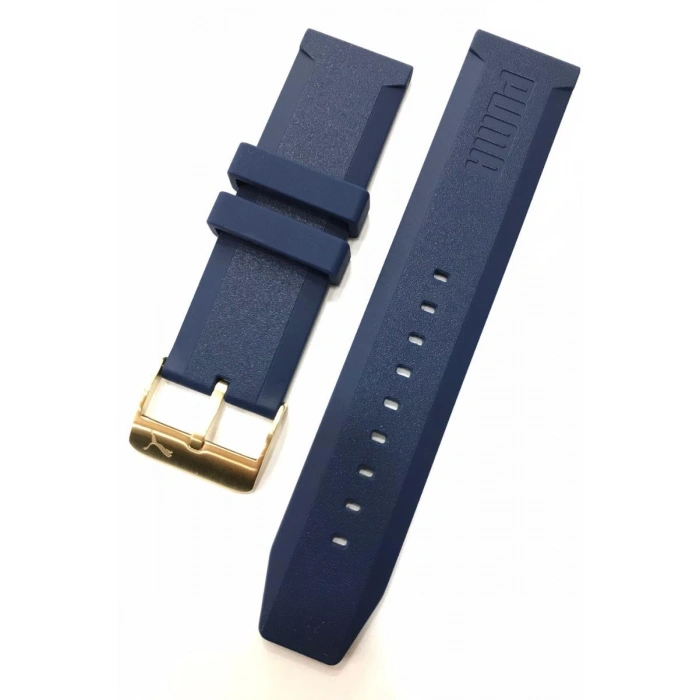 Puma PU104201002 Lacivert Orijinal Silikon Saat Kordonu Kayışı