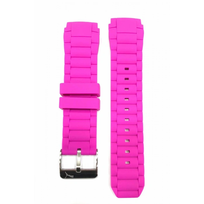 Puma PU104311003 Pembe Orijinal Silikon Saat Kordonu