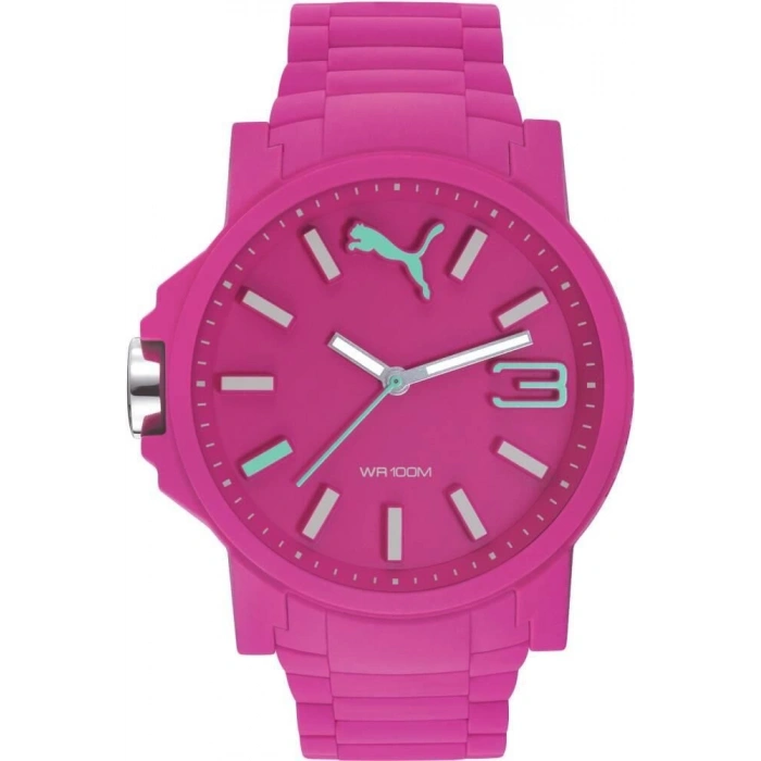 Puma PU104311003 Pembe Orijinal Silikon Saat Kordonu