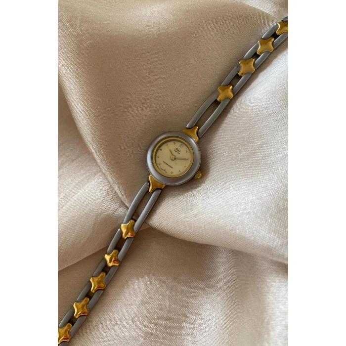 Q&Q Superior Paslanmaz Çelik Özel Tasarım Kordon Küçük Vintage Kadın Kol Saati