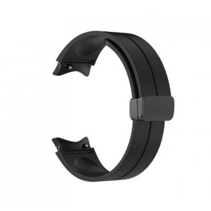 Samsung Galaxy Watch 4/5/6 Serisi Yeni Manyetik Klipsli Silikon Saat Kordonu