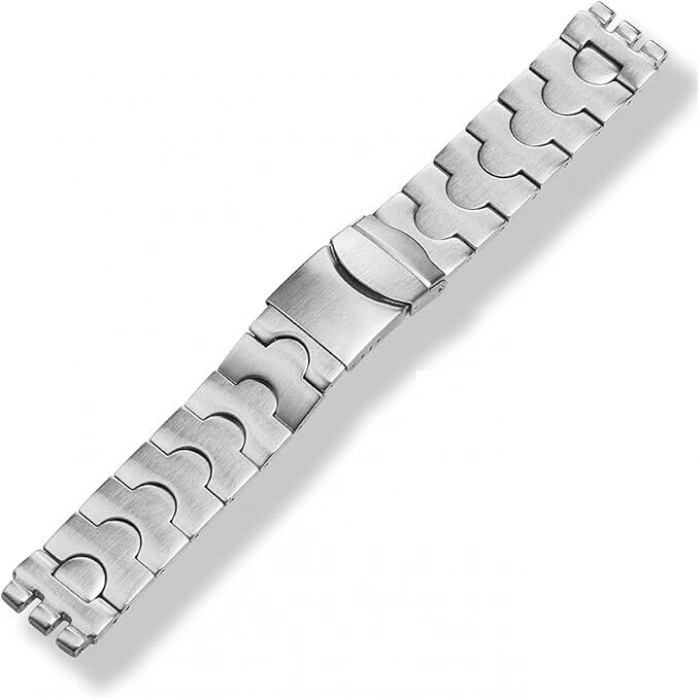 Swatch 19mm Uyumlu Dolgu Çelik Saat Kordonu