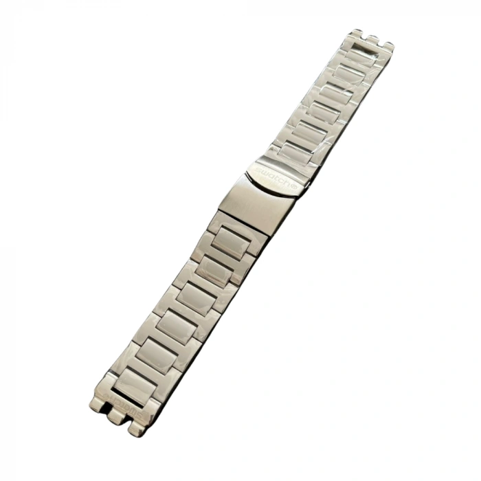 Swatch 20mm Uyumlu Dolgu Çelik Saat Kordonu