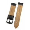 24 mm Siyah Slazenger Orijinal Hakiki Deri Saat Kordonu