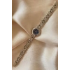 Bolero Japan Paslanmaz Çelik Özel Tasarım Kordon Dikdörtgen Küçük Vintage Kadın Kol Saati