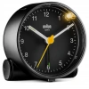 BRAUN BC01B SİYAH KLASiK ANALOG ALARMLI MASA SAATİ