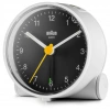 BRAUN BC01WB BEYAZ-SİYAH KLASiK ANALOG ALARMLI MASA SAATİ