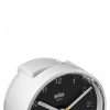 BRAUN BC01WB BEYAZ-SİYAH KLASiK ANALOG ALARMLI MASA SAATİ