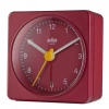 Braun BC02R Küçük Boy Kırmızı Klasik Alarmlı Masa Saati