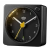 Braun BC02XB Küçük Boy Siyah Klasik Işık ve Alarmlı Masa Saati