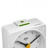 Braun BC02XW Küçük Boy Beyaz Klasik Işık ve Alarmlı Masa Saati