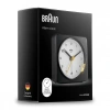 BRAUN BC03BW SİYAH-BEYAZ KLASİK SEYAHAT ANALOG ALARMLI MASA SAATİ