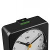 BRAUN BC03BW SİYAH-BEYAZ KLASİK SEYAHAT ANALOG ALARMLI MASA SAATİ