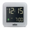 BRAUN BC08G GRİ KLASİK SEYAHAT DİJİTAL ALARMLI MASA SAATİ
