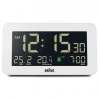 BRAUN BC10W BEYAZ DİJİTAL ALARMLI MASA SAATİ
