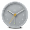 BRAUN BC12G GRİ KLASİK ANALOG ALARMLI MASA SAATİ