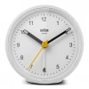 BRAUN BC12W BEYAZ KLASİK ANALOG ALARMLI MASA SAATİ