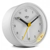 BRAUN BC12W BEYAZ KLASİK ANALOG ALARMLI MASA SAATİ