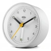 BRAUN BC12W BEYAZ KLASİK ANALOG ALARMLI MASA SAATİ