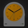 BRAUN BC22W BEYAZ KLASİK ANALOG ALARMLI MASA SAATİ