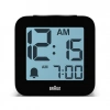 BRAUN BC25BP SİYAH TIME SPEAKING DİJİTAL ALARMLI MASA SAATi