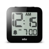 BRAUN BC25BP SİYAH TIME SPEAKING DİJİTAL ALARMLI MASA SAATi