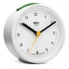 BRAUN BNC012WHWH ALARMLI MASA SAATİ BEYAZ YUVARLAK