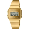 Casio A700WEVG-9ADF Altın Tonlu Ultra İnce Dijital Retro Kol Saati