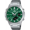 Casio Edifice EFV-C120D-3ADF Yeşil Kadran Ana-Digi Çelik Erkek Kol Saati