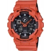 Casio G-Shock GA-100 Turuncu Plastik Orijinal Shock Lastiği Kasa Silikonu