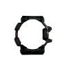 Casio G-Shock GBA-400 Parlak Siyah Orijinal Shock Lastiği Kasa Silikonu - Kırmızı Detaylı