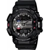 Casio G-Shock GBA-400 Parlak Siyah Orijinal Shock Lastiği Kasa Silikonu - Kırmızı Detaylı