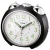 Casio Klasik TQ-369-1DF Siyah Alarmlı Işıklı Masa Saati