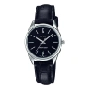 Casio LTP-V005L-1BUDF Siyah Deri Kordon Minimalist Kadın Kol Saati
