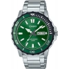 Casio MTD-125D-3AVDF Yeşil Kadran Çelik Sportif Erkek Kol Saati