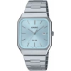 Casio MTP-B185D-2A2VDF Buz Mavisi Kadranlı Köşeli Çelik Erkek Kol Saati