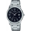 Casio MTP-V002D-1BUDF Siyah Kadran Çelik Erkek Kol Saati