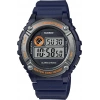 Casio W-216H F-108WH Lacivert Orijinal Silikon Siyah Saat Kordonu