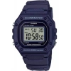 Casio W-218 W-219 Lacivert Silikon Orijinal Saat Kordonu