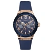 Guess GUW0571L1 Lacivert Silikon Kadın Saat Kordonu