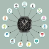 I-Chrono Round Mate CH010065.S34 Akıllı Saat